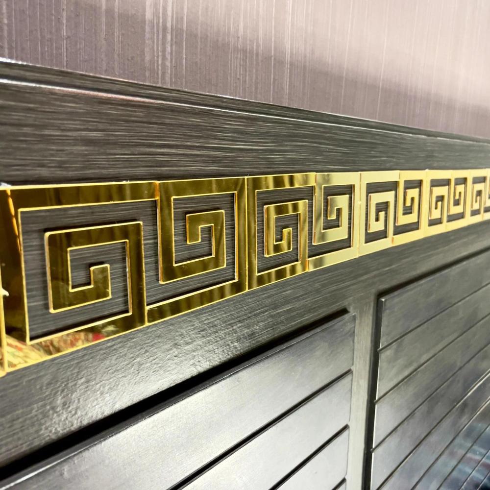 Gold Greek Key Border Trim for Elegant Home Decor